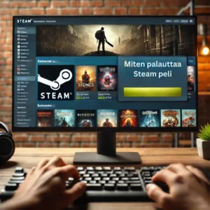 Miten palauttaa Steam peli nopeasti