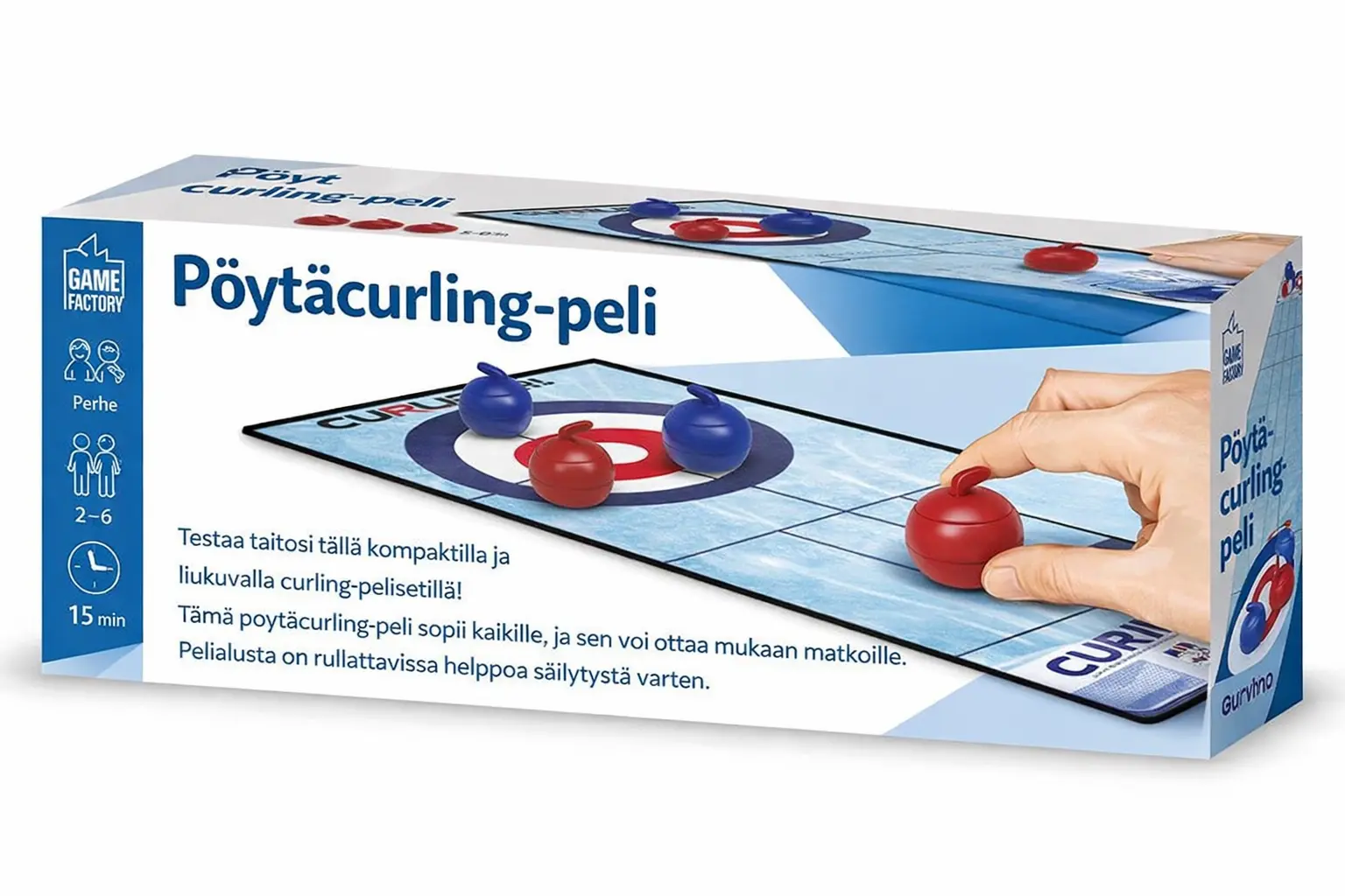 Pöytä curling peli